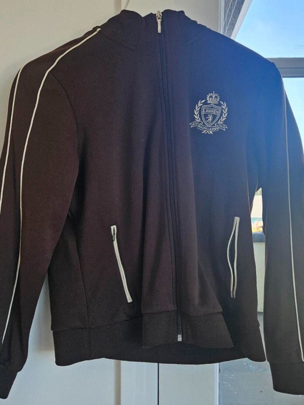 Ralph Lauren Active Women's White and Brown Jacket
